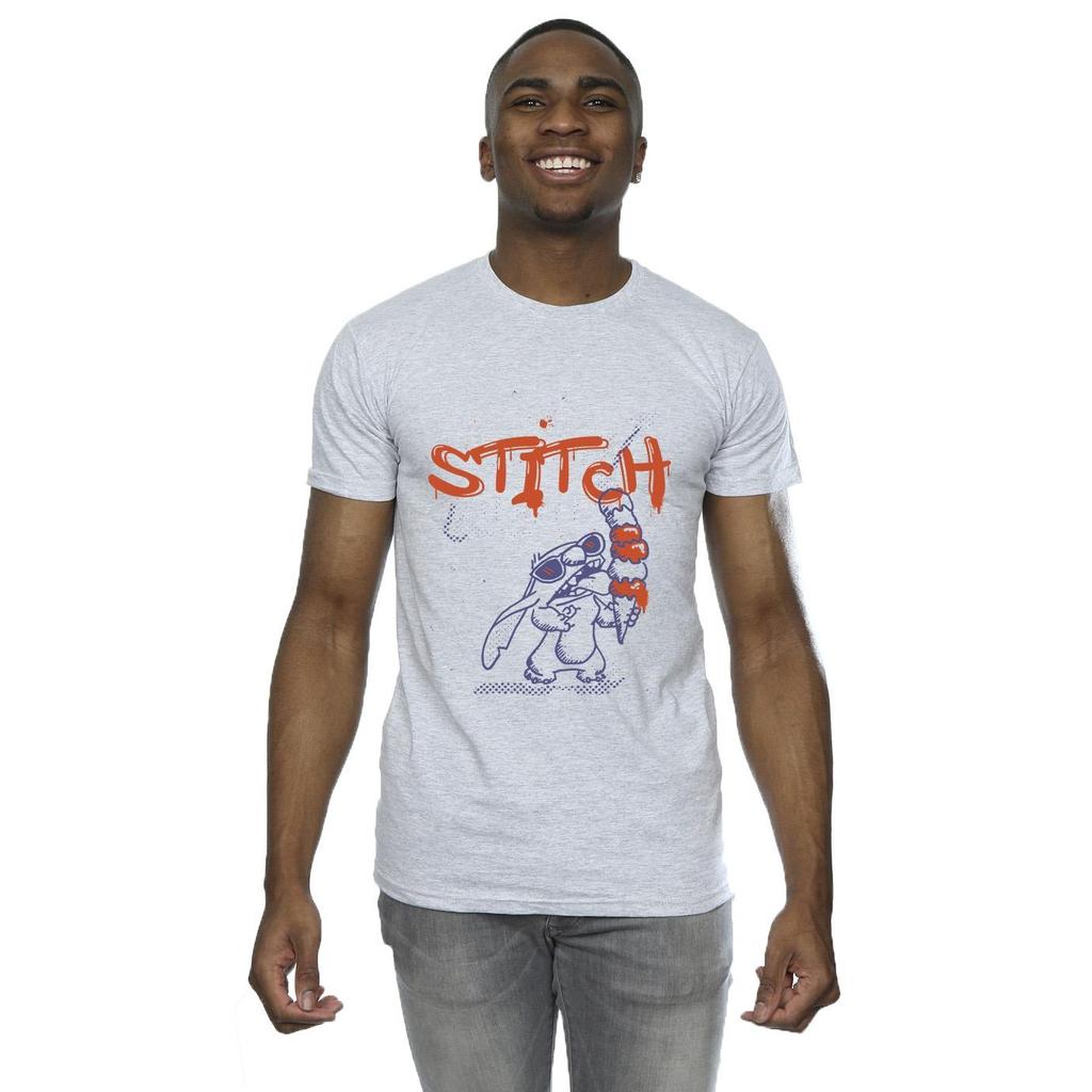 Disney Mens Lilo & Stitch Ice Creams T-Shirt