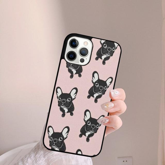 Чехол для телефона с французским бульдогом в маске Для iPhone 17 Air 16 15 14 Plus apple 16 11 12 13 Pro Max coque