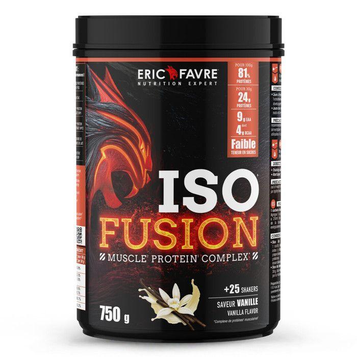 Protéine Multi-sources Eric Favre - Iso Fusion - Vanille 750g