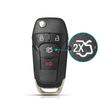 Чехол-оболочка для автомобильного ключа для Ford F150 F250 F350 Explorer Ranger Ka Fiesta Mondeo Focus Everest Edge Kuga Escort Лезвие Hu101