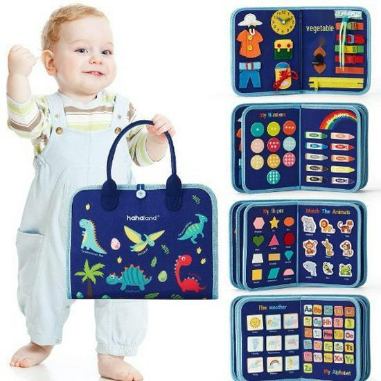 Монтессори Развивающая фетровая доска для обучения в раннем детстве: Учит одеванию и завязыванию шнурков.