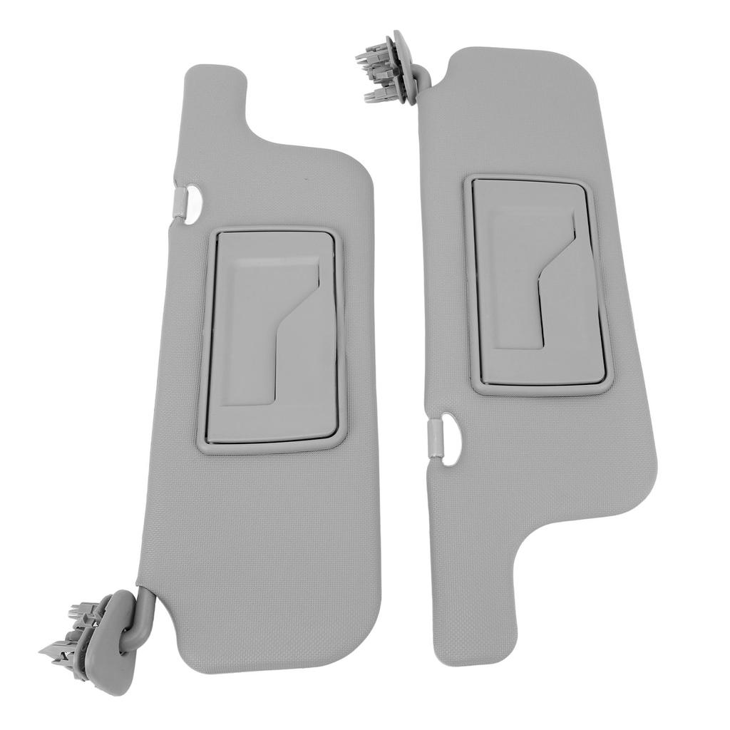 Пара солнцезащитных козырьков в сборе, серые солнцезащитные зеркала из ABS для E120 E130 2001?2007 Девятое поколение