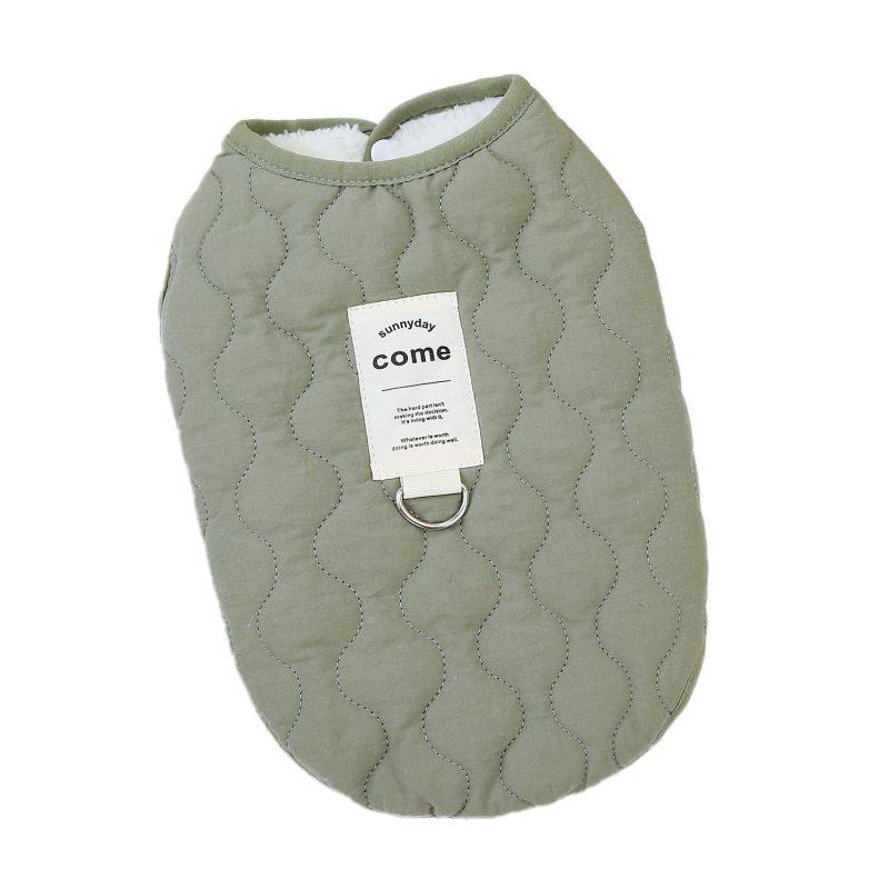 Осенне-зимний хлопковый жилет для маленьких собак и кошек