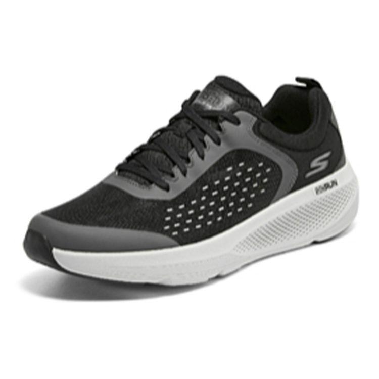 Skechers Go Run Elevate Амортизация Удобные Низкие Повседневные Беговые Кроссовки Мужские кроссовки Черный Серый 220322-BKGY