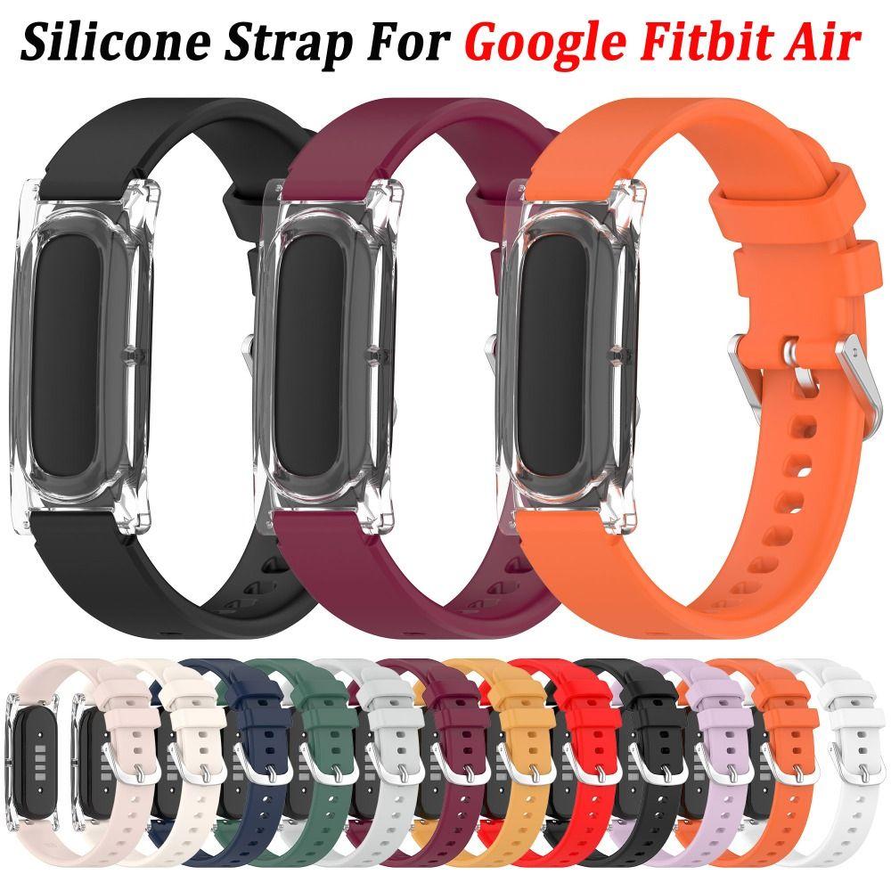 Adjustable Wristband Clear Case Bracelet for Google Fitbit Air Smart Band Accessories