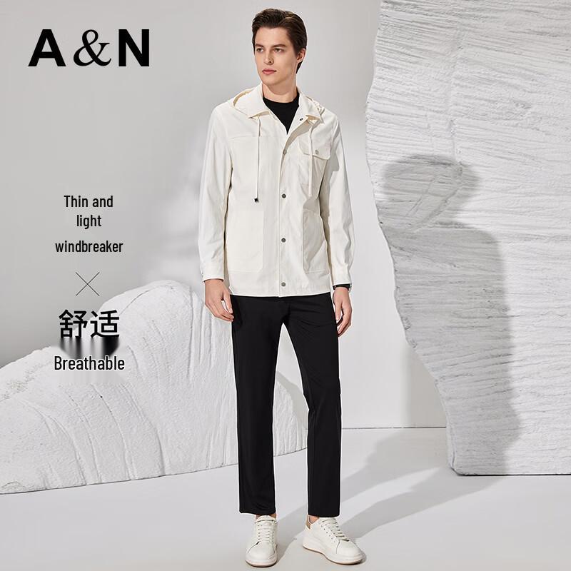 Antonio Men's Detachable Hood Lightweight Windbreaker