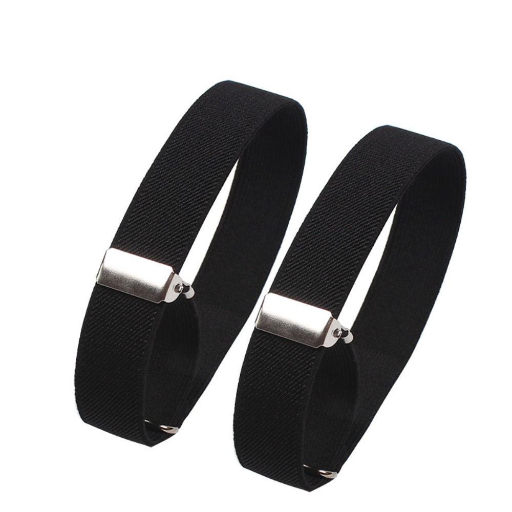 3Pairs Non-slip Shirt Armband Sleeve Adjustable Sleeve Garter Strap Elasticated Cuff Holder Men