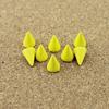 10sets 7*10mm Bullet Cone Colored Studs And Spikes For Clothes DIY Handcraft Garment Rivets For Leather Bag Shoes