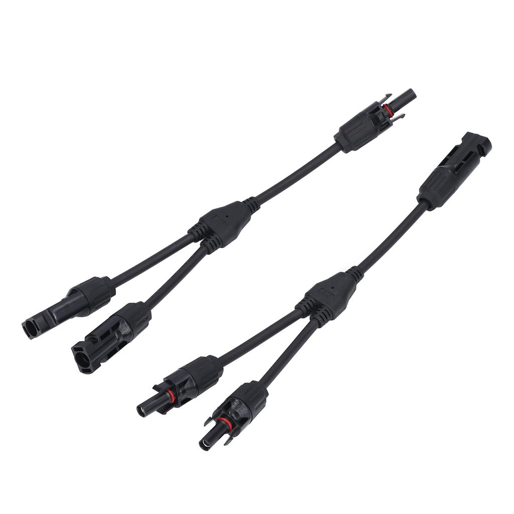 Y-образный параллельный адаптер, латунный PPO, 3-контактный разъем для солнечной батареи, разъемы для панелей аккумуляторов 2 в 1, 1000 В