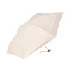 Francfranc Blackout Compact Scallop Folding Umbrella 47cm Both Sunny and Rainy Light Beige Lightweight Parasol Rain Umbrella (For Days)