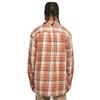 Chemise Longue À Carreaux - URBAN CLASSICS - Leaves - Oversize - Orange/Rouge - S