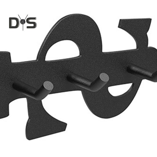 Настенный держатель для ключей, стойка для хранения, устойчивая к ржавчине, прочная, несущая, простая установка, экономящая место органайзер, крючки для ключей