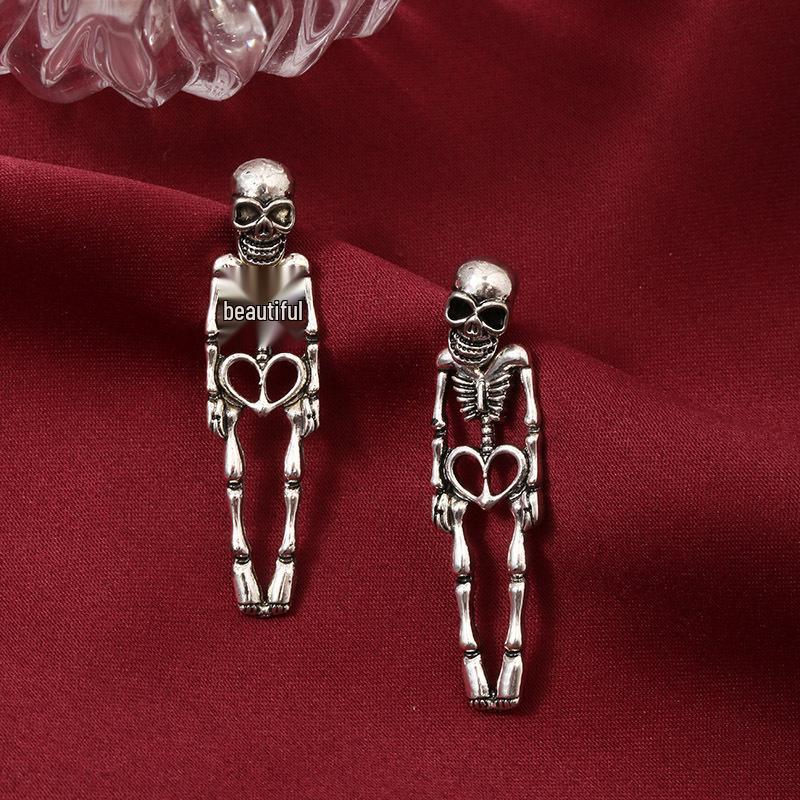 Ретро Готика Панк Летучая мышь Череп Паук Тыква Хэллоуин Серьги