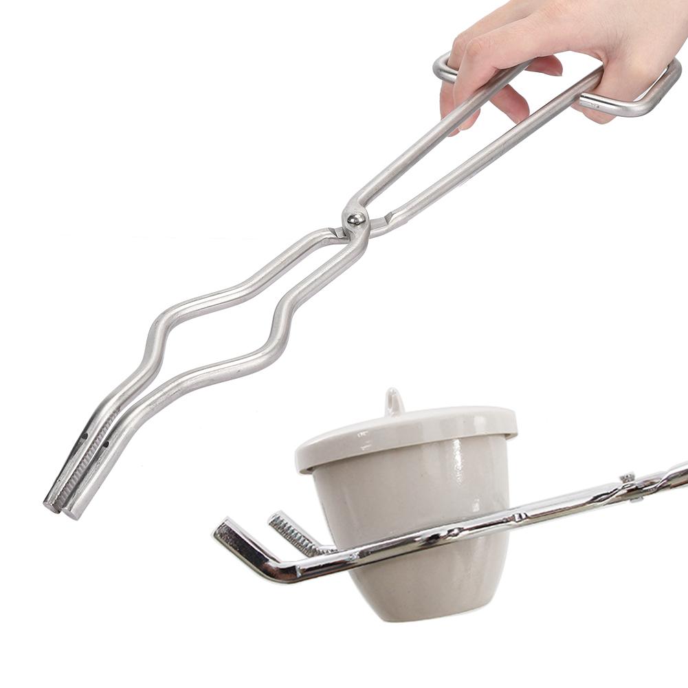 40cm Crucible Tongs Metal Laboratory Supplies Stainless Steel Beaker Holding Clamp