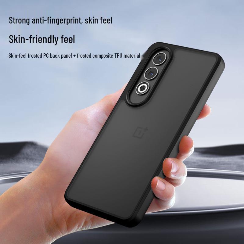 Матовый чехол OnePlus Nord5 с ощущением кожи, с подушкой безопасности, заглушкой от пыли и защитой от падения для OnePlus 13T.