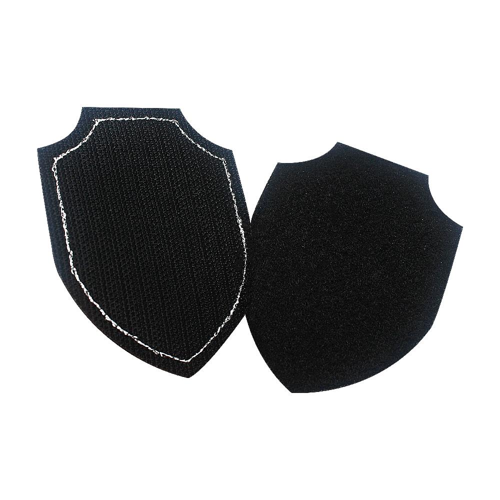 Наклейка, шлепанцы, вышитая нашивка на липучке, размер щита 6,8x9 см