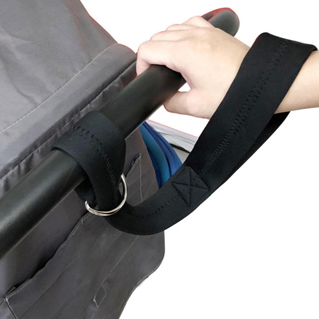 Ремешок на запястье для детской коляски, Нескользящий ремень, Поручень, Ручка, Лента, Защита от скатывания на улице, Двойные страховочные ремни, Аксессуары для детской коляски