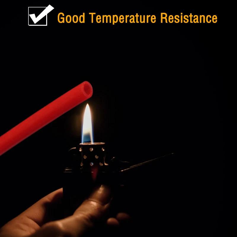 1 м красный шланг из пищевого силикона с внутренним диаметром 0,5 1 2 3 4 5 6 7 8 9 10 12 14 16 18 20 25 мм мягкая гибкая силиконовая трубка шланг для воды