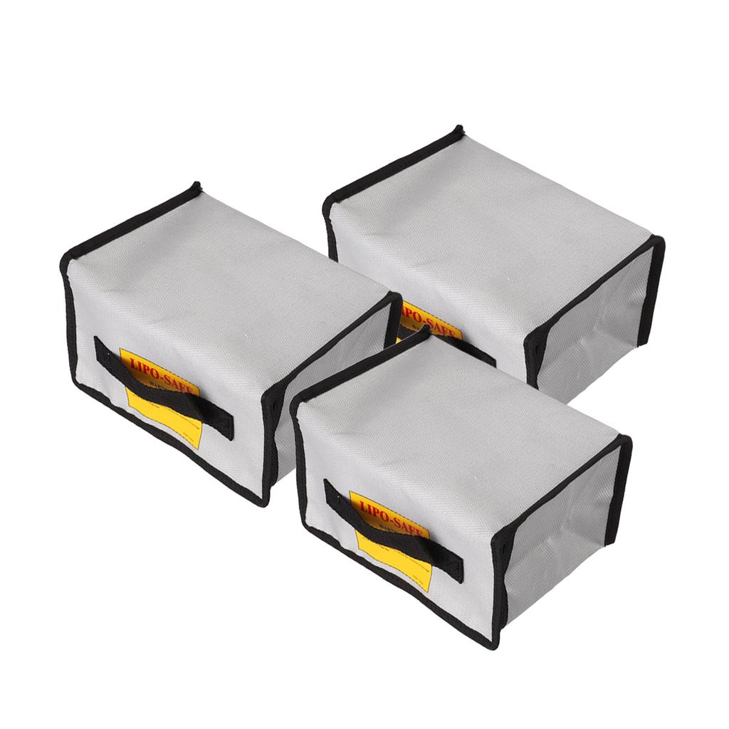 3 шт. Сумка для литиевых аккумуляторов на молнии, портативный огнеупорный взрывозащищенный чехол для хранения аккумуляторов