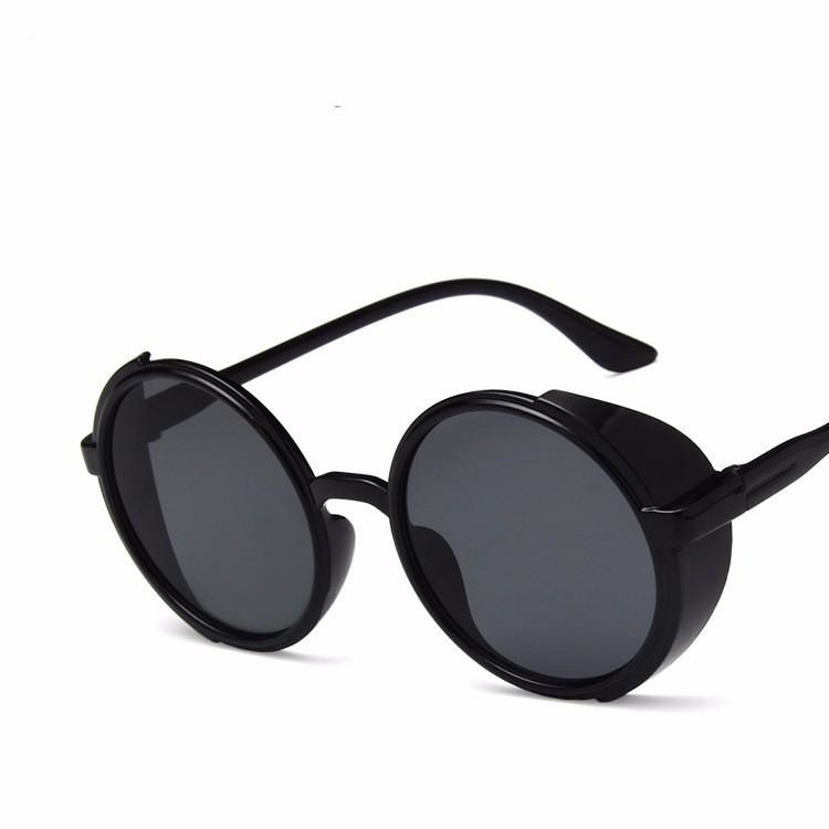 Retro Round Women Sunglasses Brand Designer Men Luxury Classic Punk Fashion Hip Hop Plastic Outdoor Sunglasses Ladies UV400