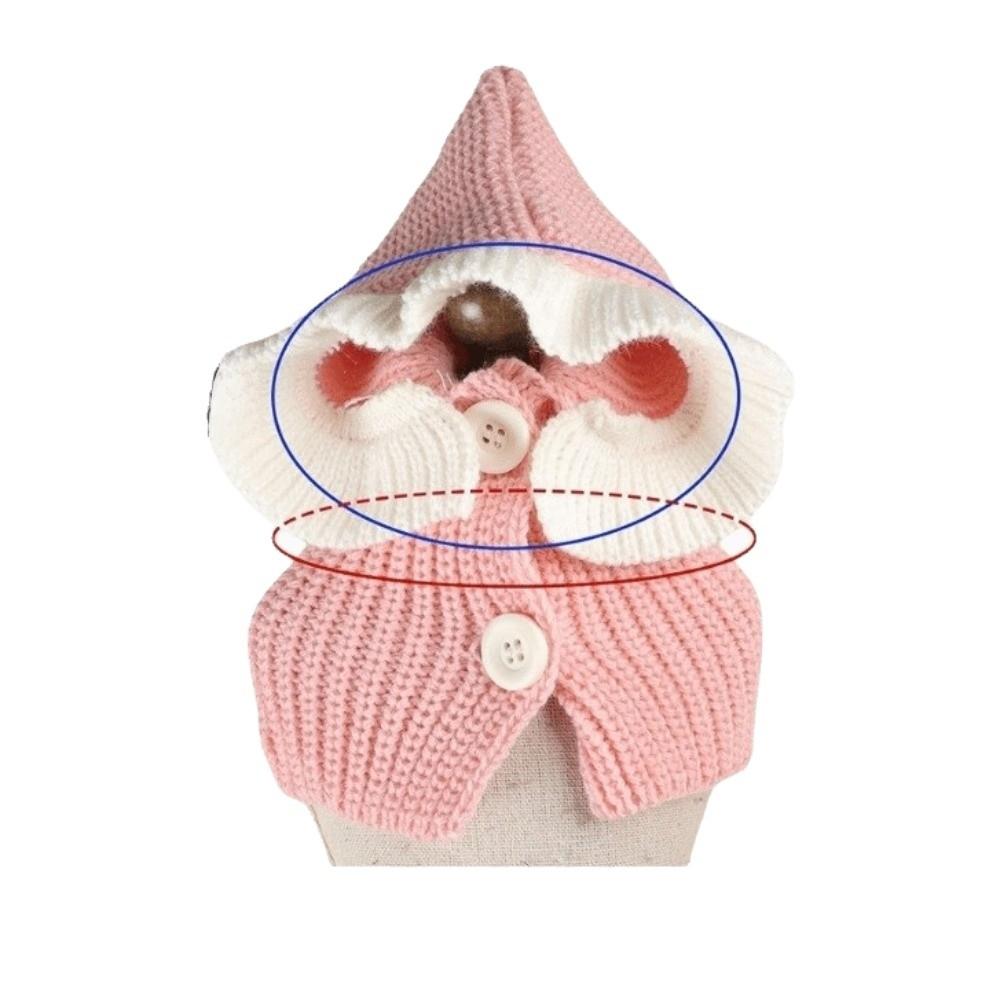Autumn Winter Puppy Knitted Hat Ruffle Cat Woolen Hat Pet Accessories Dog Warm Hat Winter
