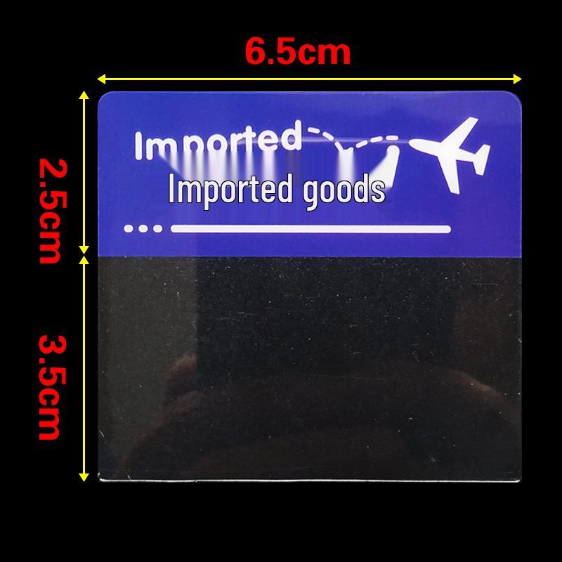 Прозрачный ПВХ рукав для полочных ценников для аптеки и магазина детских товаров