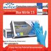 Inco K83 Blue Disposable Nitrile Gloves – Waterproof, Oil-Resistant, Ideal for Cleaning, Milk Tea, and Bread Making.