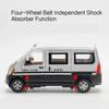 Масштаб 1:24 WULING RONGGUANG Модель автомобиля Игрушка Двери Открываются Звук Свет Фургон Рулевое управление Колеса Модели с оттяжкой Хобби Игрушки Подарки для детей