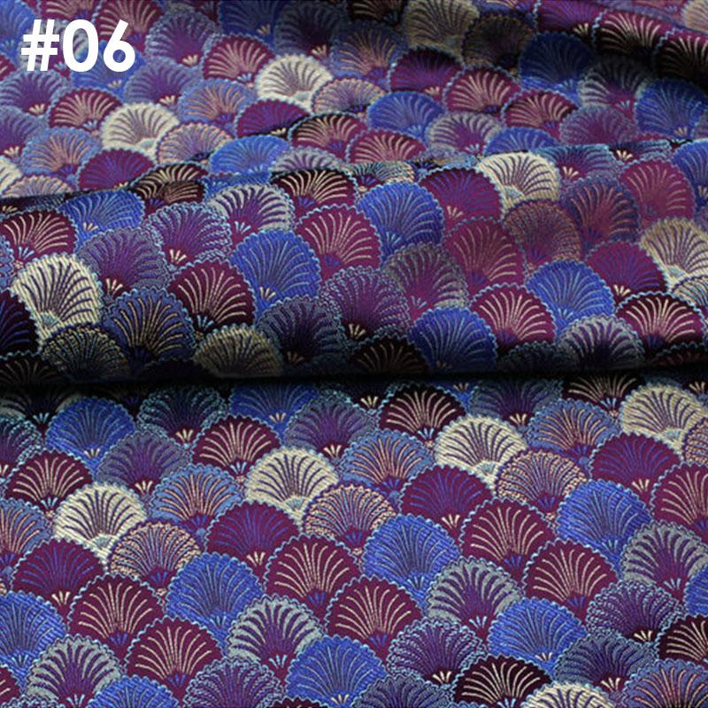 100x75 см китайский стиль тибетский монгольский халат парча жаккардовая ткань ретро шелковистая атласная ткань для самостоятельного шитья ханьфу материал