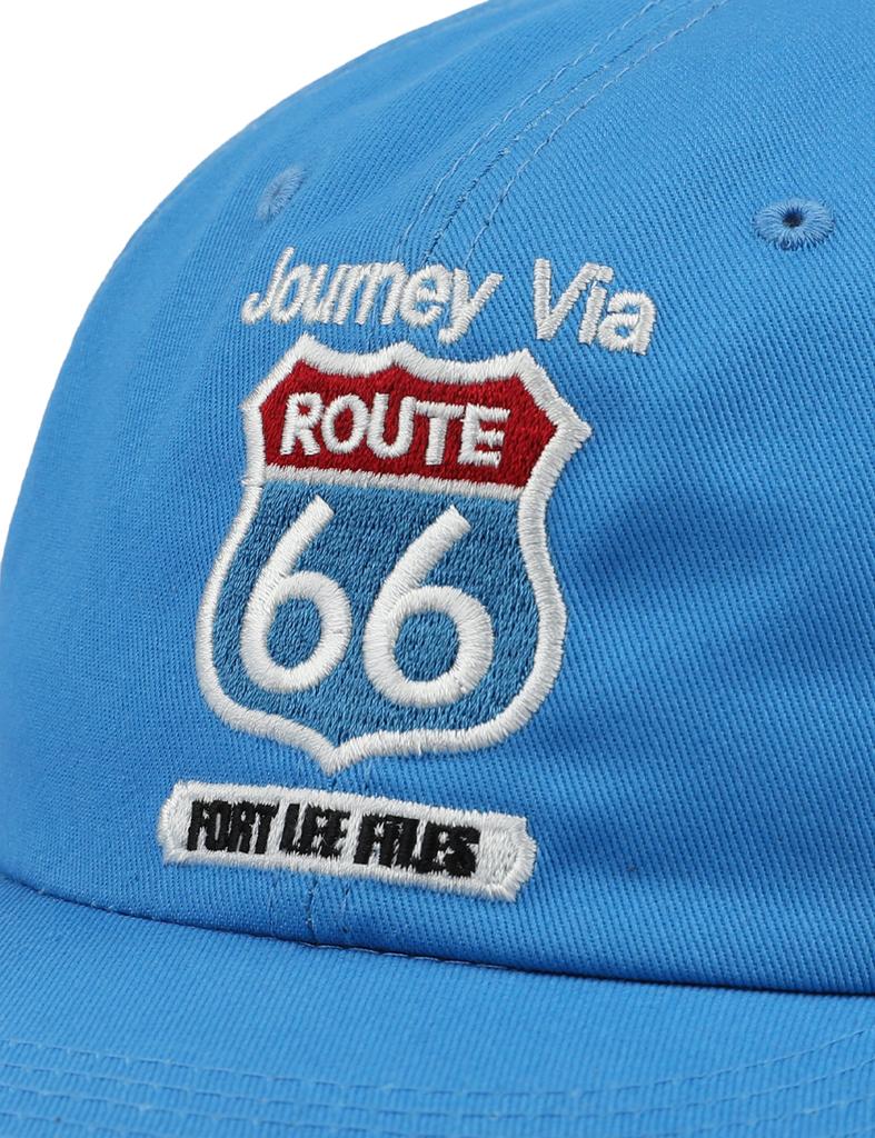 Кепка с 6 панелями Poteulipailjeu Route 66 (Каролина Блю)