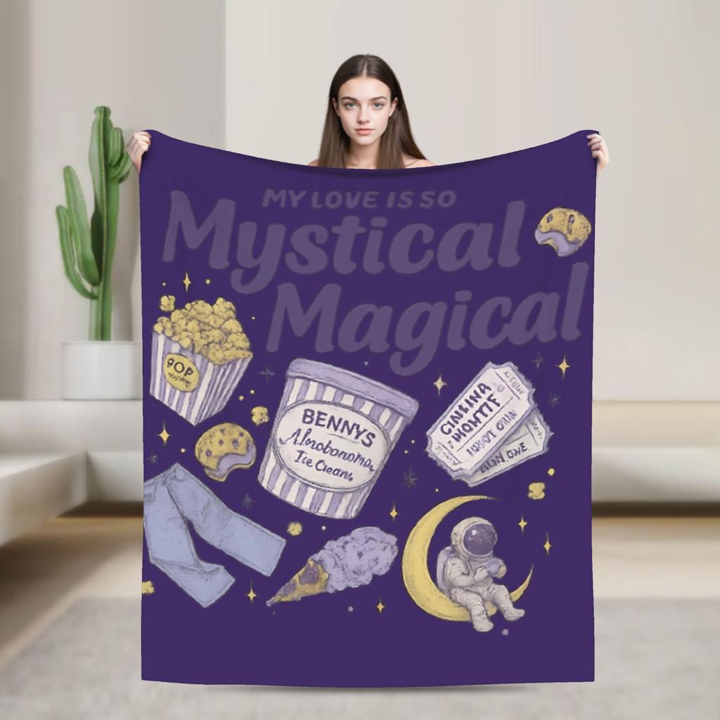 Benson Boone Tour Blankets Flannel Novelty Warm Throw Blanket for Bed Sofa Textile Decor
