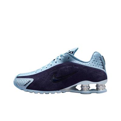 Shox R4 Модные Удобные Дышащие Кроссовки для Бега Женские Кроссовки Синие HQ7739-500