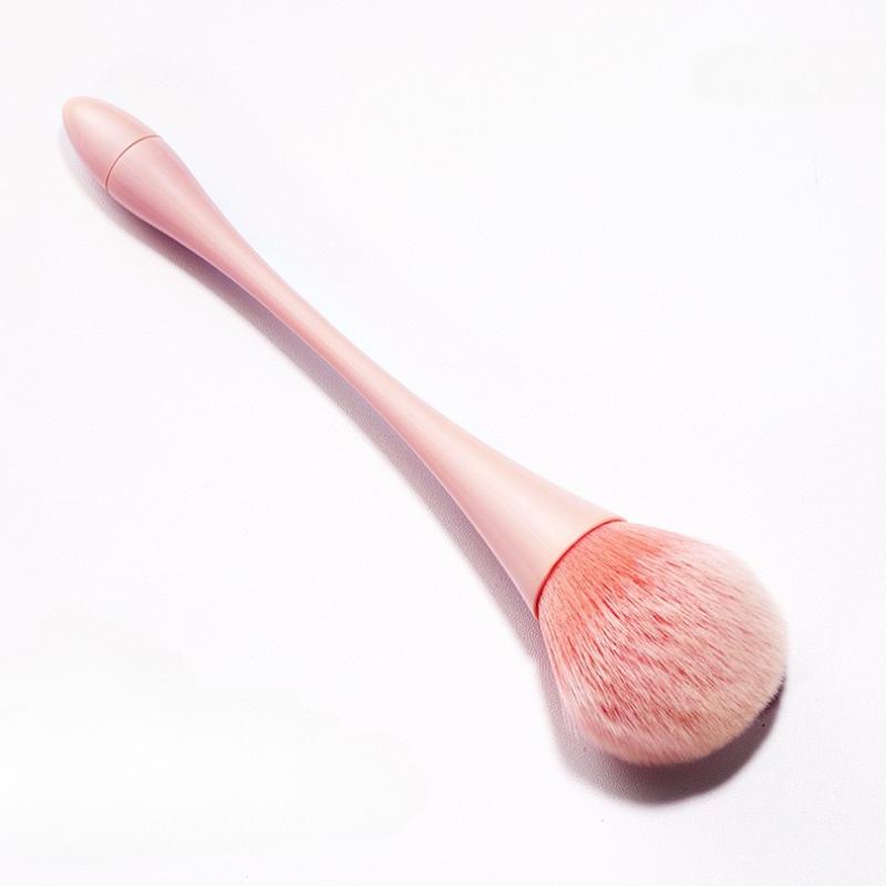 Высококачественная кисть для рассыпчатой пудры Кисть для румян Пушистая кисть для макияжа волос Инструмент для красоты Кисти с длинной ручкой Очистка пыли от ногтей Косметика для ногтей