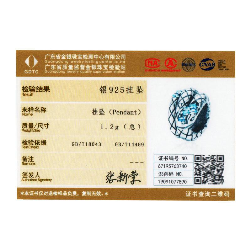 BAMOER Genuine 925 Sterling Silver Jewelry Snake Charm for 3mm Snake Bracelet Retro Style Metal Bead