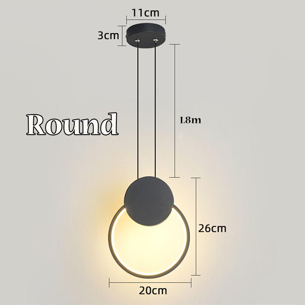Горячее подвесное освещение, геометрический дизайн, светодиодный подвесной светильник для столовой, потолочный светильник в современном стиле