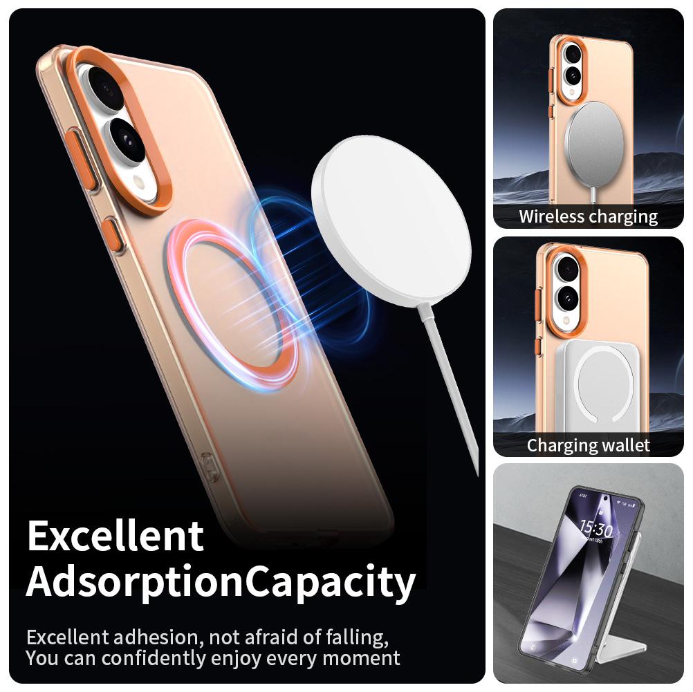 For Samsung Galaxy S25 Edge Case Compatible with MagSafe Anti Drop Hybrid Phone Back Cover