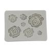 3D Rose Fondant Mold Antistick Flower Mold Silicone для украшения торта Sugarcraft Chocolate