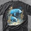 Manatee Vintage 90s Graphic T-Shirt, Retro Sea Cow Wildlife Tee, Funny Ocean Biology Shirt, Marine Science Graphic Tee, Animal Gift Unisex