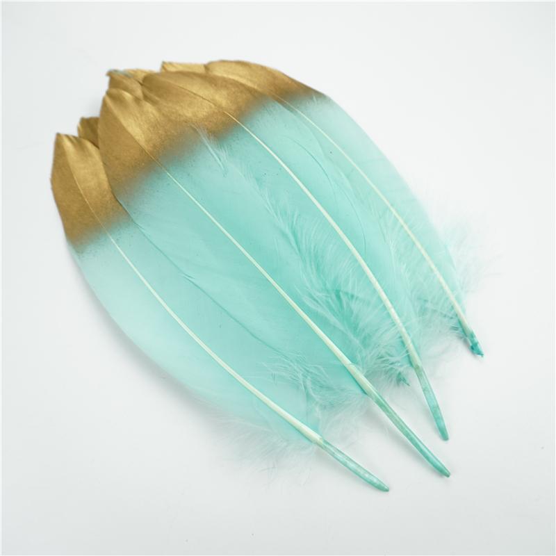 10 шт. Золотое гусиное перо 15-20 см Серебряные лебяжьи перья Аксессуары для ловца снов DIY Создание украшений Перо Праздничные украшения