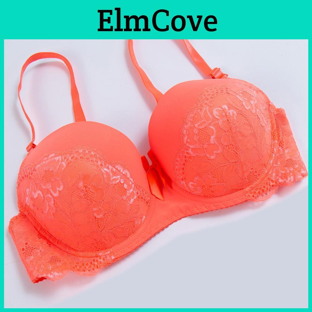 Bras Sexy Underwear Womens Intimate Plus Size Bra Underwired Floral Lace Print Push Up Lingerie