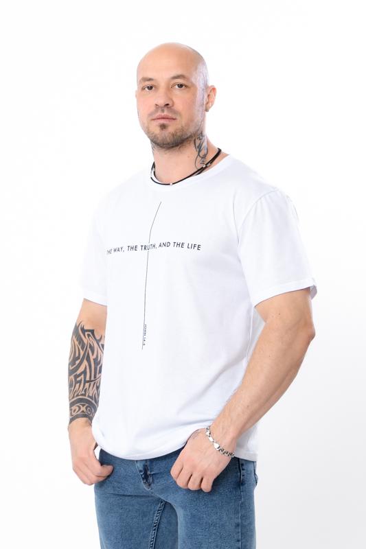 Футболка (Мужской), Мужская хлопковая футболка – Универсальный стиль для повседневной носки, лето, 8012-001-33-3 HC