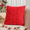 Christmas Tree Christmas Plush Pillowcase Square Cushion Cover Warm Throw Pillowcover  Sofa/Bed