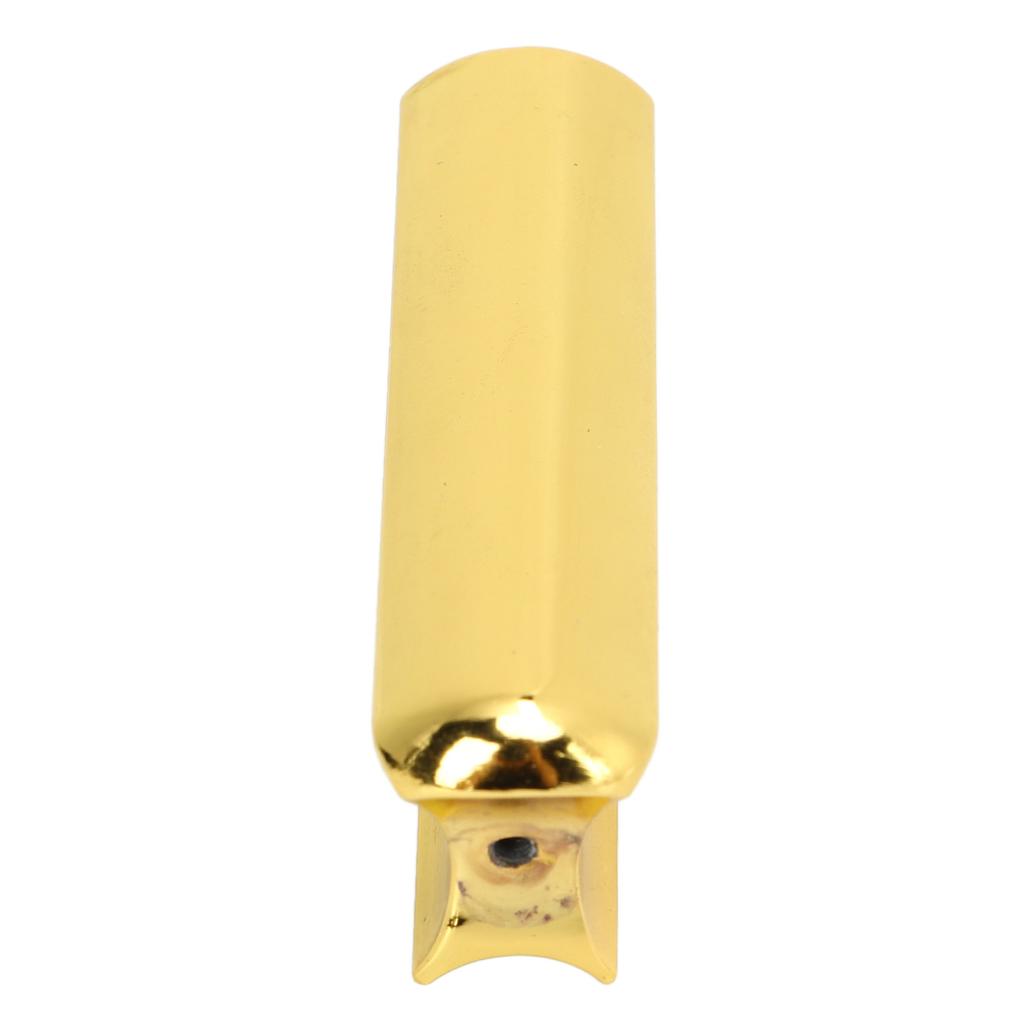 Гитарный слайдер с 4 медиаторами для пальцев Металлический слайд для укулеле Тон-бар Аксессуары для струнных инструментов Золотой цвет