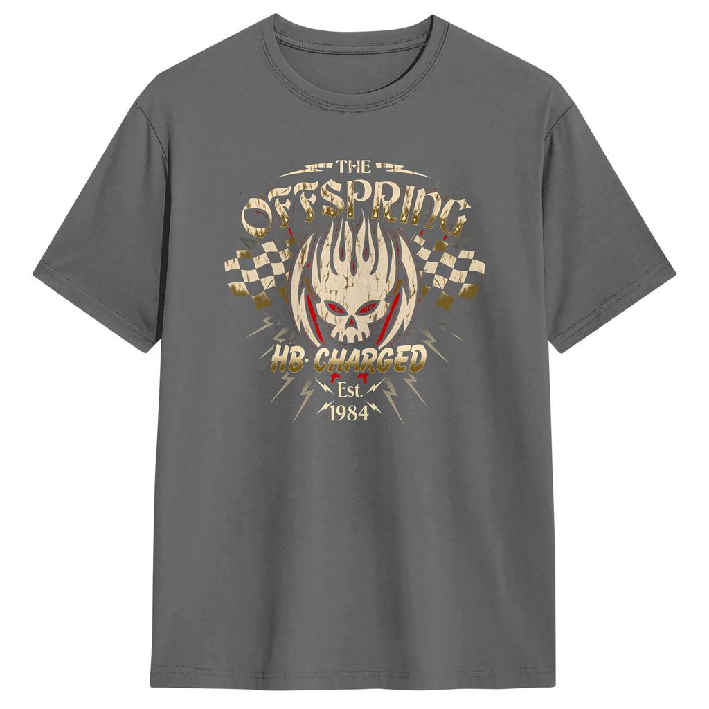 The Offspring Band Mens T Shirt Funny Tees Short Sleeve Round Neck TShirt Pure Cotton Printing Tops