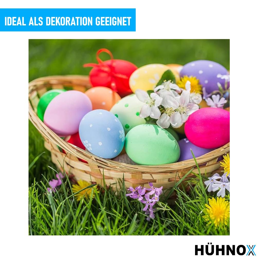 HÜHNOX Деревянные куриные яйца заготовки для пасхального декора 5 шт инкубатор