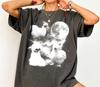 Comfort Colors Silkie Chicken Moon T-Shirt, Cosmic Farm Wildlife Top