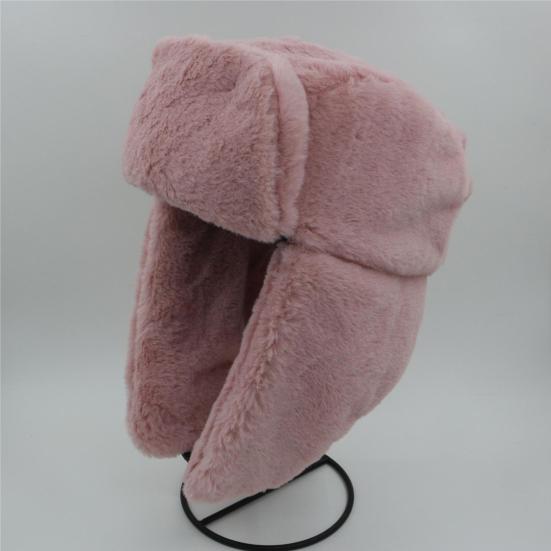 Женская зимняя шапка Yousheng, утолщенная плюшевая защита ушей, пушистая ветровая крыша, регулируемое сохранение тепла, для катания на лыжах, коньках, сноуборде, шапка Lei Feng