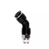 Pneumatic Quick Connect 45° Elbow Air Hose Fitting PL45-4-M5 6-01