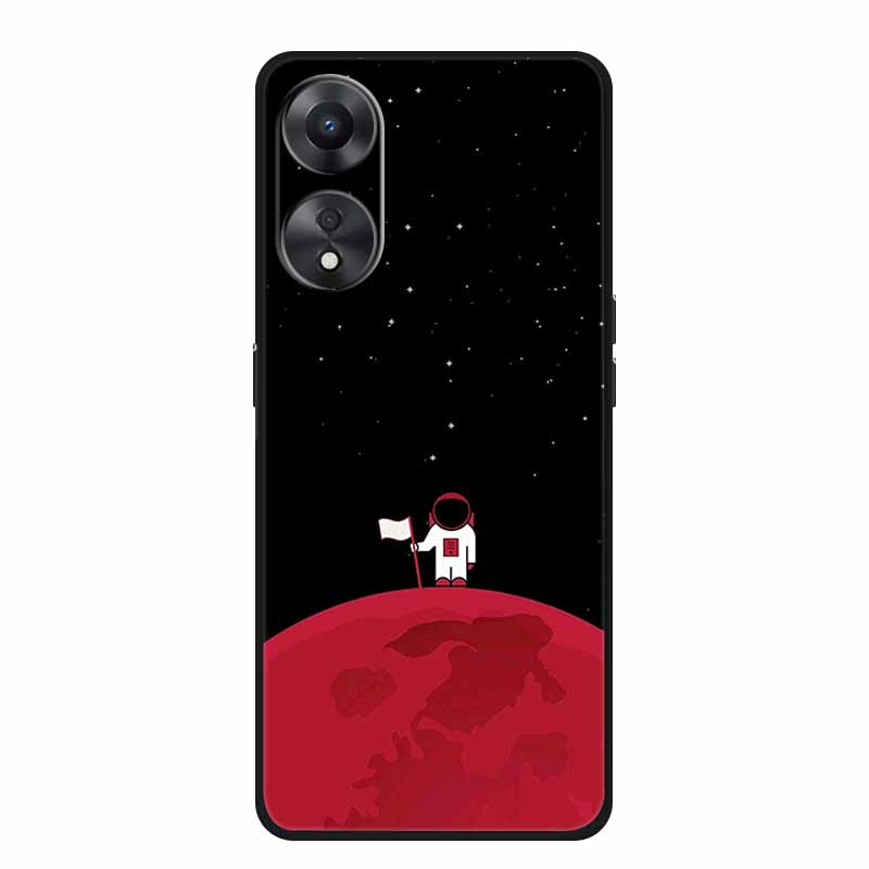 Чехол для OPPO A78 5G Модный силиконовый мягкий ТПУ задняя крышка для Oppo A58 A58X 5G OPPOA78 5G Чехлы для телефонов Ударопрочный CPH2483 Fundas