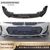 BMW 3 Серии G20/G28 LCI Black Warrior Передняя губа Спойлер из углеродного волокна Обвес